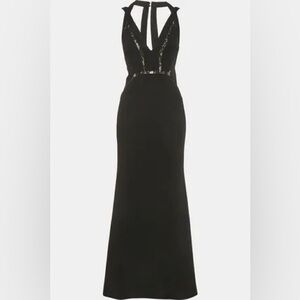 BCBGMaxAzria Black Backless Dress